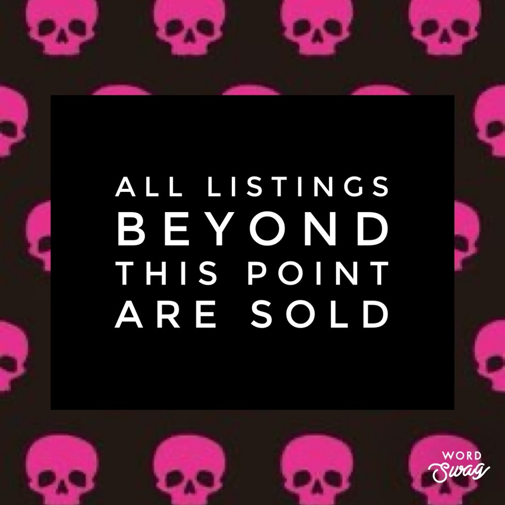 Sold beyond this point